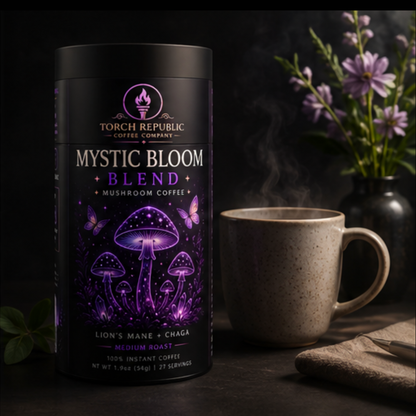 Mystic Bloom — Medium Roast Instant Mushroom Coffee