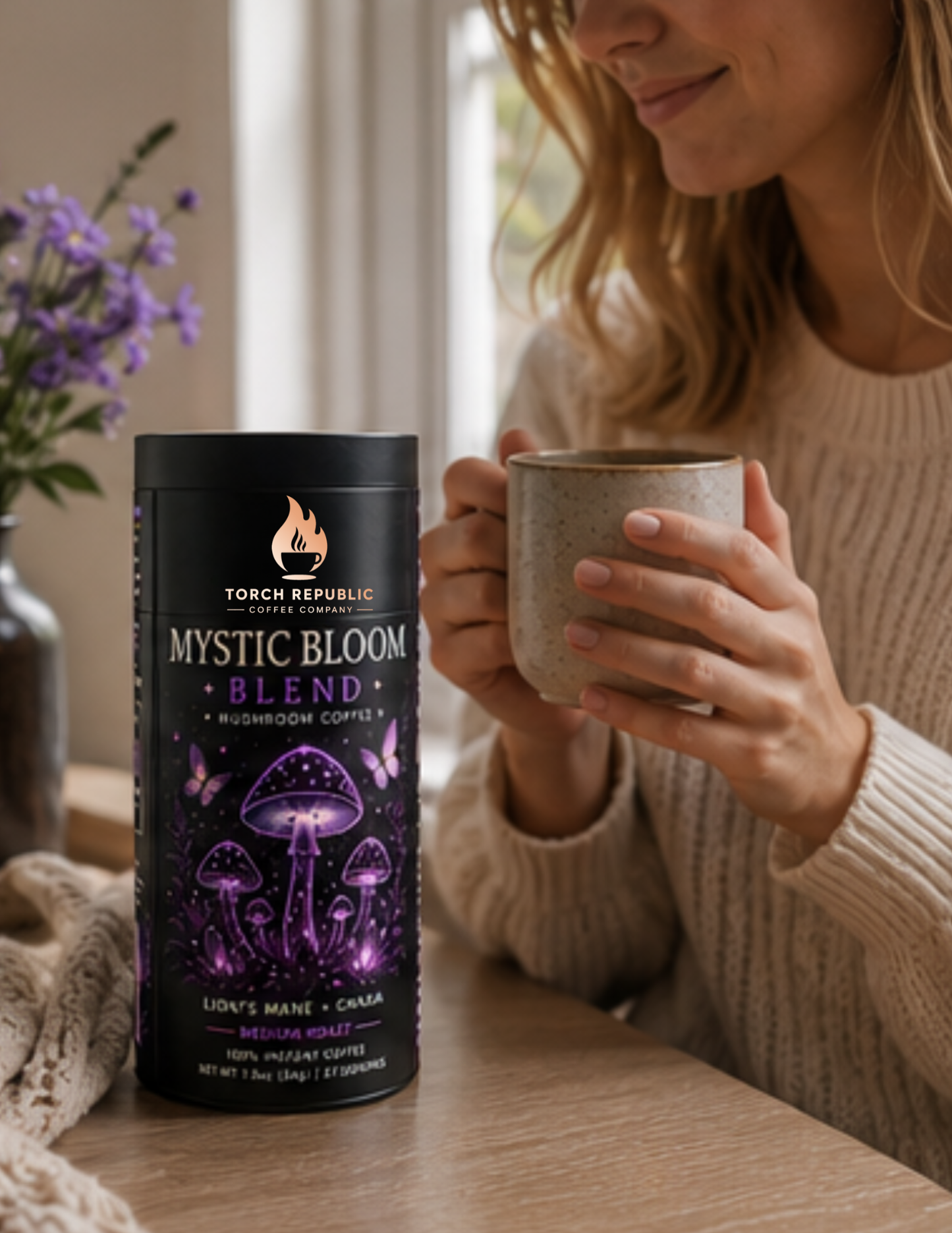 Mystic Bloom — Medium Roast Instant Mushroom Coffee