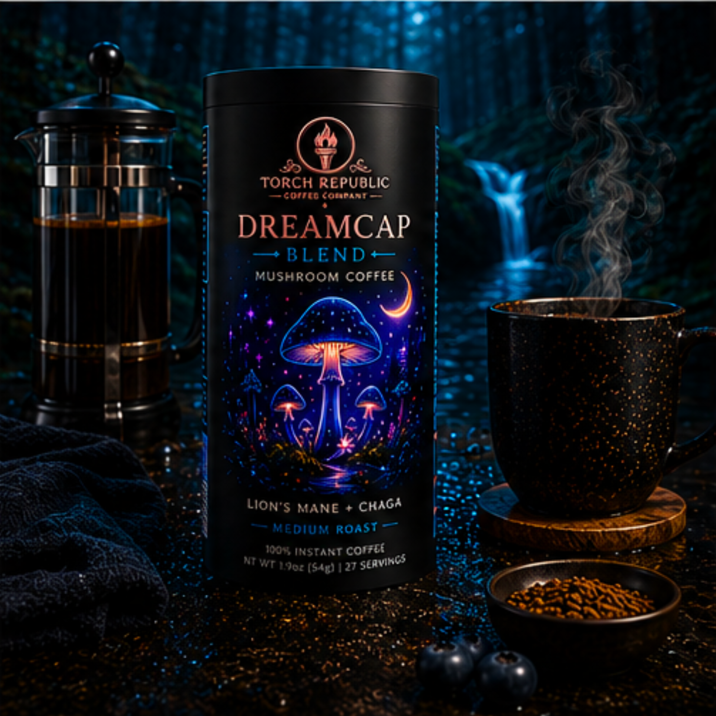 DreamCap— Medium Roast Instant Mushroom Coffee