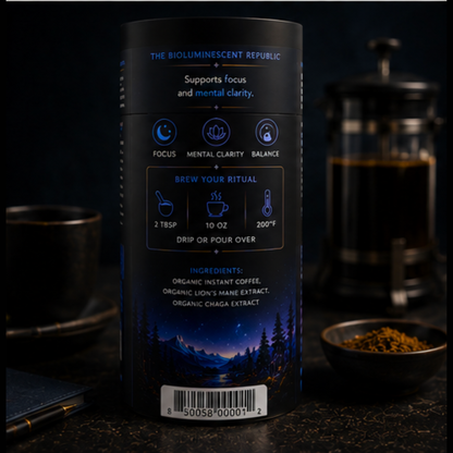 The Oracle Blend — Medium Roast Instant Mushroom Coffee
