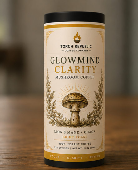 GlowMind Clarity Instant Mushroom Coffee