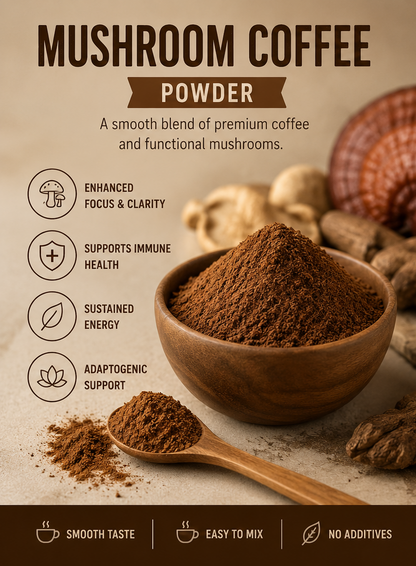 Suncap Rise — Light Roast Instant Mushroom Coffee