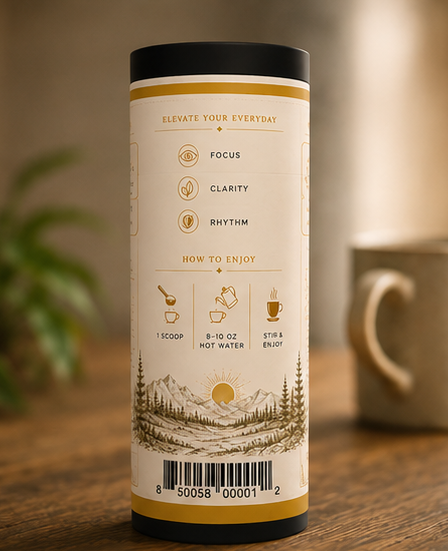 GlowMind Clarity Instant Mushroom Coffee